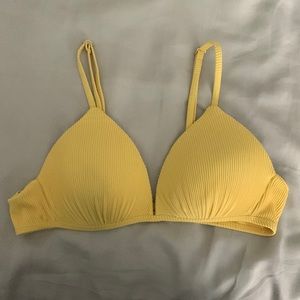 Kittenish Ribbed Swim Top Size M